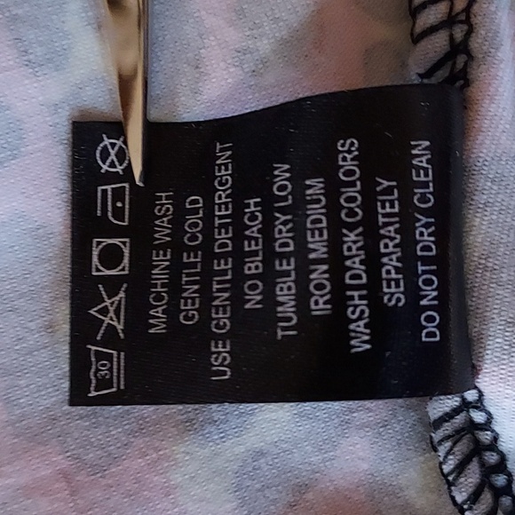 Sourpuss NWT Black Neon Pink Yellow Animal Print Cap Sleeve Mini Dress 3XL - Picture 9 of 9